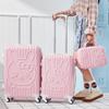 2PCS/SET Fashion Cosmetic Bag 20/24 Inch Girl Students Trolley Case Travel Spinner Password Luggage Woman Rolling Suitcase