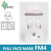 BMC F4 Full Face Mask CPAP Auto CPAP BiPAP Mask Wish Headgear for Sleep Apnea Snoring People