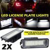 Pair Car License Plate Lights  LED Number License Plate Light Lamps for VW GOLF 4 6 Polo 9N Passat NEW Beetle