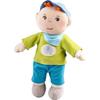 HABA Snug Up Jonas Soft Boy Baby Doll with Embroidered Face Machine Washable for Babies 6 Months - 11.5" - +