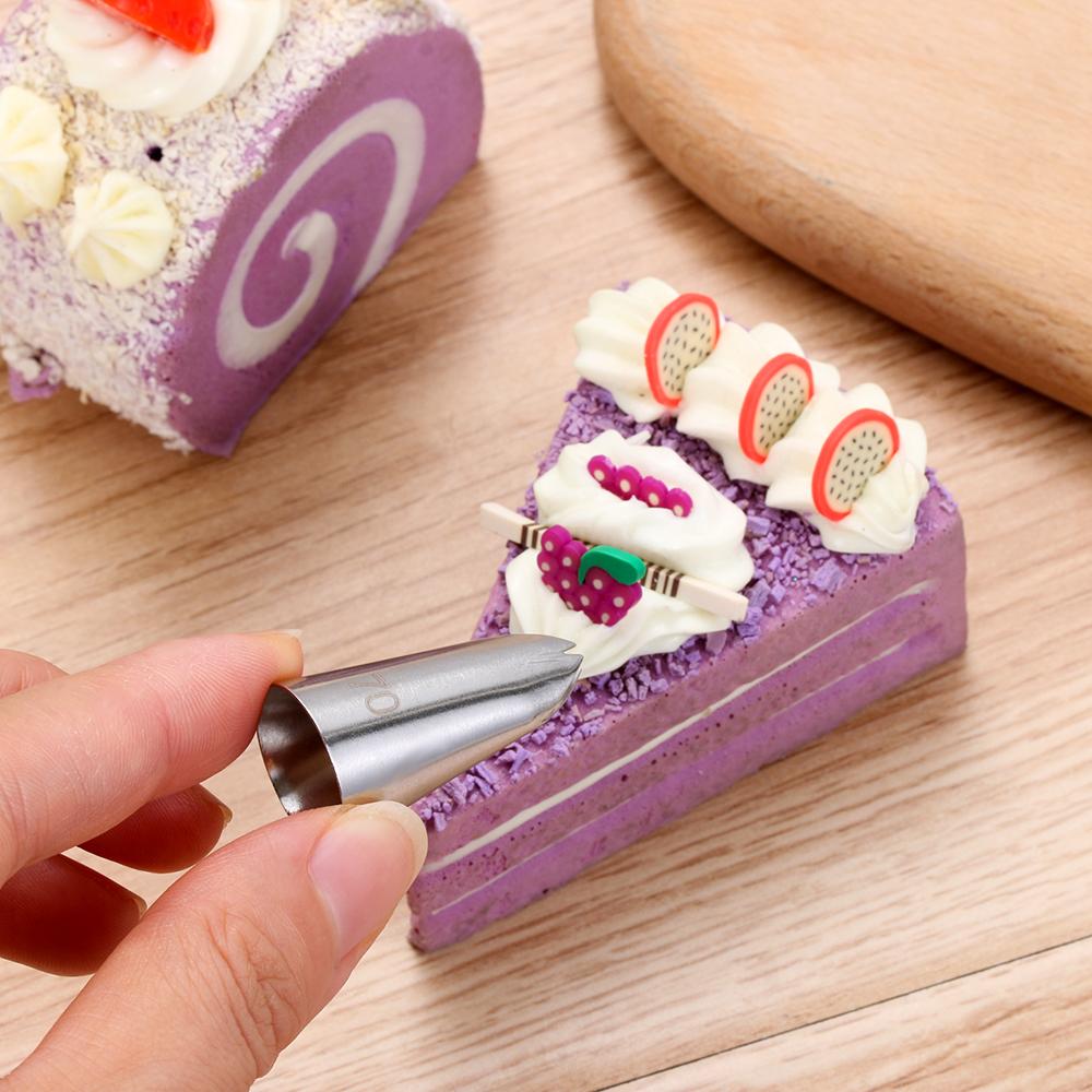 Cupcake Pastry Tips Stainless Steel Flower Nozzle Ice Cream Tool Baking Mold Icing Piping Nozzles