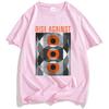 Marble Eyes T-Shirt RISE AGAINST Ricochet Laser Tshirts Cotton Unisex Streetwear Hip Hop Loose Summer Men T Shirt Print Clothing