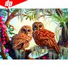 Diamond Mosaic Owl Diamond Embroidery Full Display Animals Diamond Painting With Round