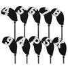 Ideastore Golf Iron Cover Head Cover Wedge Cover Club Head Cover Set of 10 (Black)
