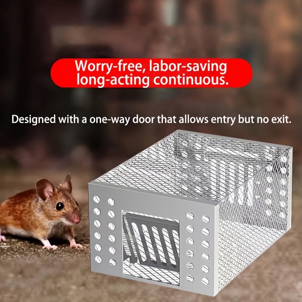 Humane Rat Trap Live Chipmunk Cage Trap For Indoor And Outdoor Small Rodent Animal Mouse Vole Chipmunk Hamsters Live Cage Catch And Release