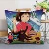 A-Away S-Spirited Cushion Cover Anime Film Soft Comfortable Pillow Case for Sofa Living Room Home Office Decor Protective Covers