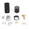 Electronic Keypad Lock Front Door Entry Deadbolt Lock Multifunctional Password Lock with Key Black
