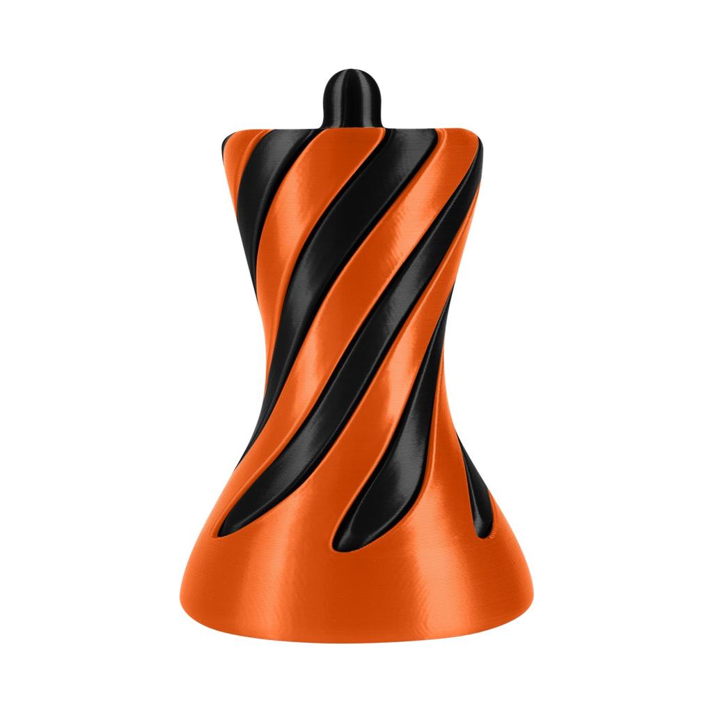 3d Printed Decompression Toy Spinning Spiral Penetrating Sculpture For Stress And Anxiety Relief