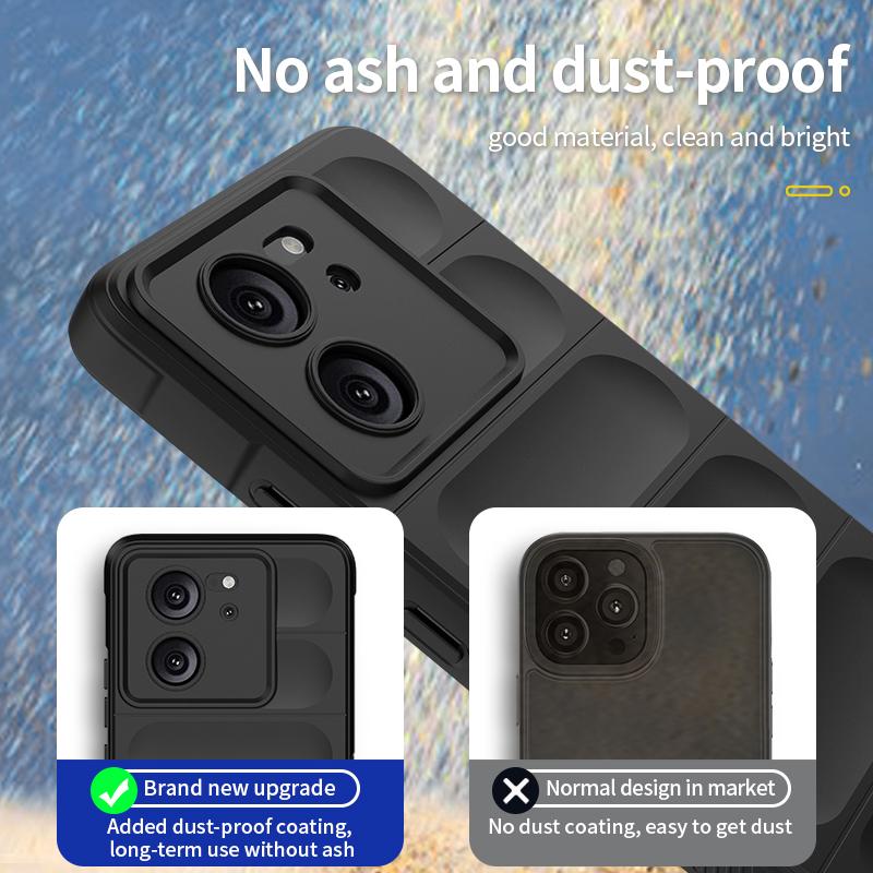 Shockproof Case For Xiaomi 11T 12T 13T Pro 13 Lite Redmi 12 K60 Ultra POCO F5 X5 M5 C65 X6 Pro 5G Liquid Silicone Back Cover