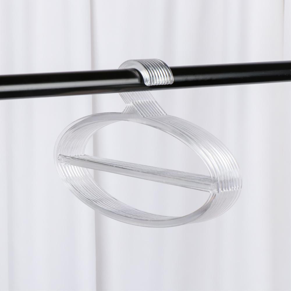 Saving Multi Purpose Closet Organizer Storage Racks Circle Shape Scarf Hanger Tie Clothes Rack