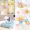 Plastic Ball Cake Topper Pink Blue Yellow White Cake Decor Cake Decorating Supplies  Event & Party