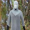 Battle Ready Medieval Habergeon Chainmail Armor Coif Set
