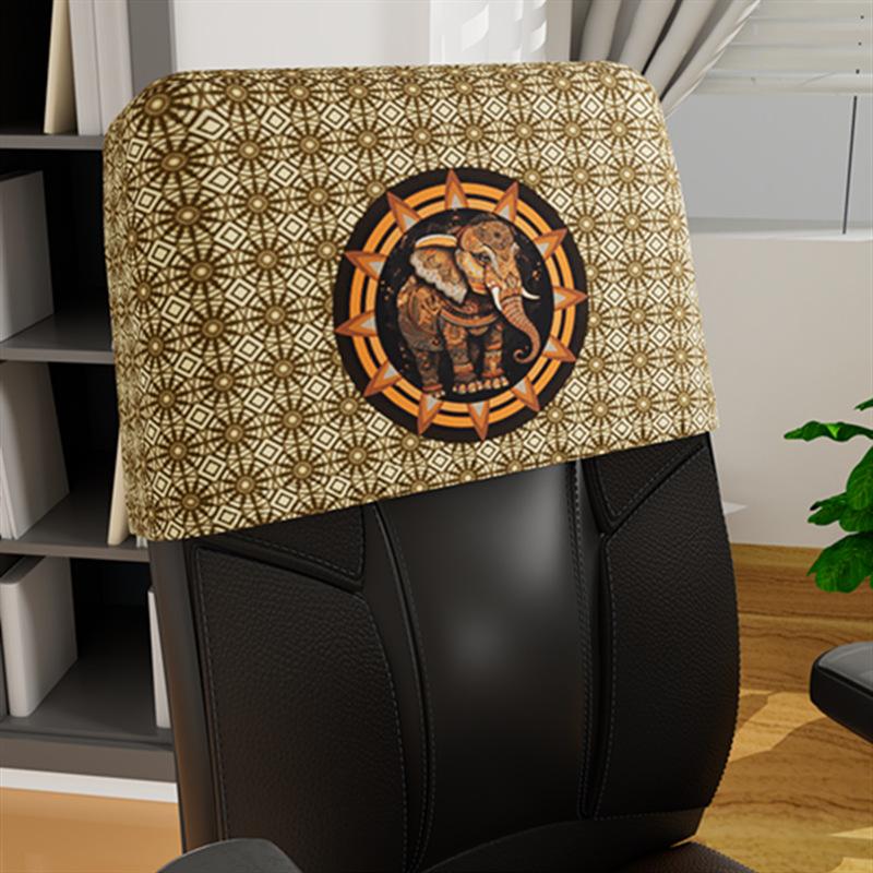 Новый эластичный чехол для подголовника кресла Boss, чехол для офисного кресла, чехол для подголовника вращающегося кресла, чехол для подголовника компьютерного кресла, пылезащитный