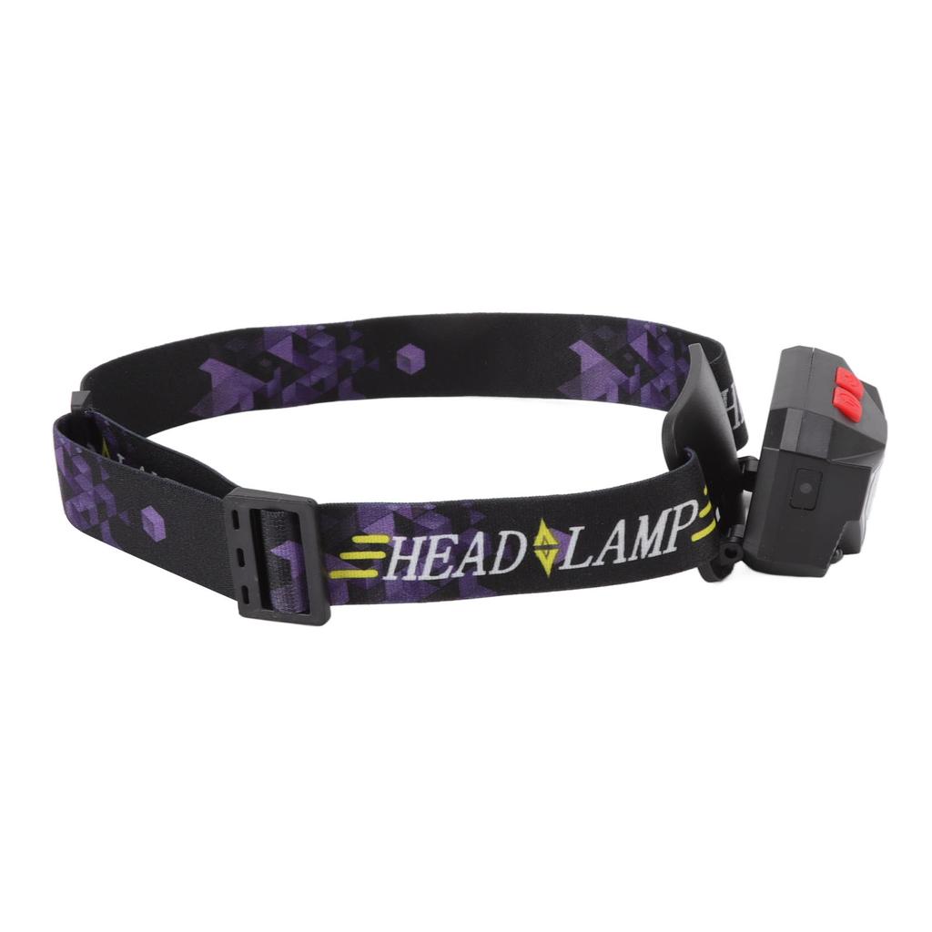 LED Outdoor Headlamp ABS Mini Multifunction USB Charging COB Sensor Head Flashlight