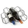 Wine Rack 7 Bottle Holder, Modern Metal Wire Wine Storage, Wine Bottle Carrier, Wine Bottle Holder, Glass Holder Rack