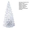 27CM Light Up Christmas Tree Colorful Lighting Battery Operated Holiday Home Decoration Acrylic LED Desktop Xmas Tree Lamp Ornament