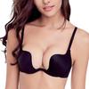Women's Plunge Bra Multi-Way Deep U Cleavage Bra Underwire Padded Push Up Bra Underwear Low Cut Convertible Bra