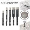 6/8/10/12/14mm Diamond Dry Drill Bits Hole Saw Cutter for Marble Ceramic Tile Drilling Bit Accessori