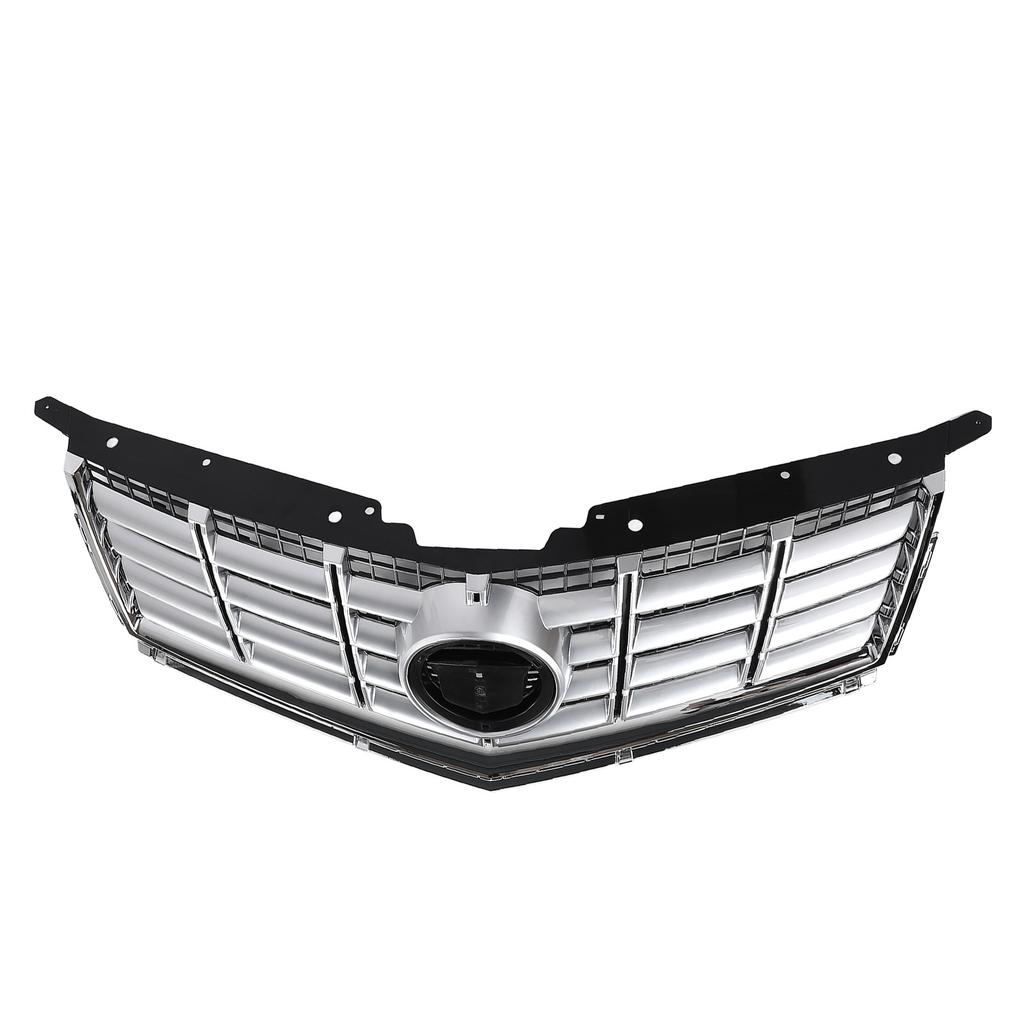 Front Bumper Upper Grille ABS Chrome Precise Fit Seamless Integration Long Durability 22738992 for Cars