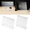 50/80 Holes Acrylic Earring Holder Organizer Ear Studs Jewelry Storage Display Rack Showcase Earrings Display Stand