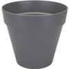 ELHO Round Flower Pot Loft Urban - Ø 28.5 X H 26 Cm - Anthracite Grey