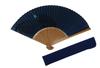 Kyoto Frog Comes with Presentation Box [Hasegawa] Fan, Men's Fan, Blue, Bag,