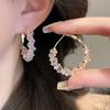Korean Series Light Luxury Advanced Feeling Super Shiny Earrings For Women