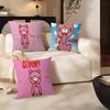G-Gloomy Bear Cartoon Maple Design Cushion Cover Happy Autumn Harvest Decor Holiday Decorati Pillow Cover