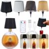Wireless Bottle Lamp Portable Bottle Light Head 3 Light Colors Wine Bottle Lamp Head Wine Bottle Light for Living Room Bedroom