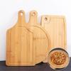 Wooden Chopping Board Kitchen Baking Solid Wood Bread Board Bamboo Cutting Boardpizza Board Bread Cutter Natural Lunch Plate