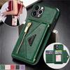 Lanyard Zipper Wallet Phone Case For iPhone 17 Pro Max 16 Plus 15 14 13 12 11 X XS XR 8 Samsung S25 Ultra S24 FE S22 S21 S20 Leather Purse Card Cover