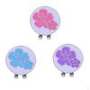3 Pieces Flower Golf Hat Clip With Detachable Magnetic Ball Marker