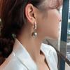 New Fashion Korean Bling Pearl Drop Dangle Earrings for Women Girls Luxury Shinying Zircon Wedding Earrings Jewelry Gift