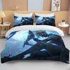 10 Sizes Classic Game Anime Characters King Size Double Bed Bedding Set Microfiber or Polyester Duvet Cover Set