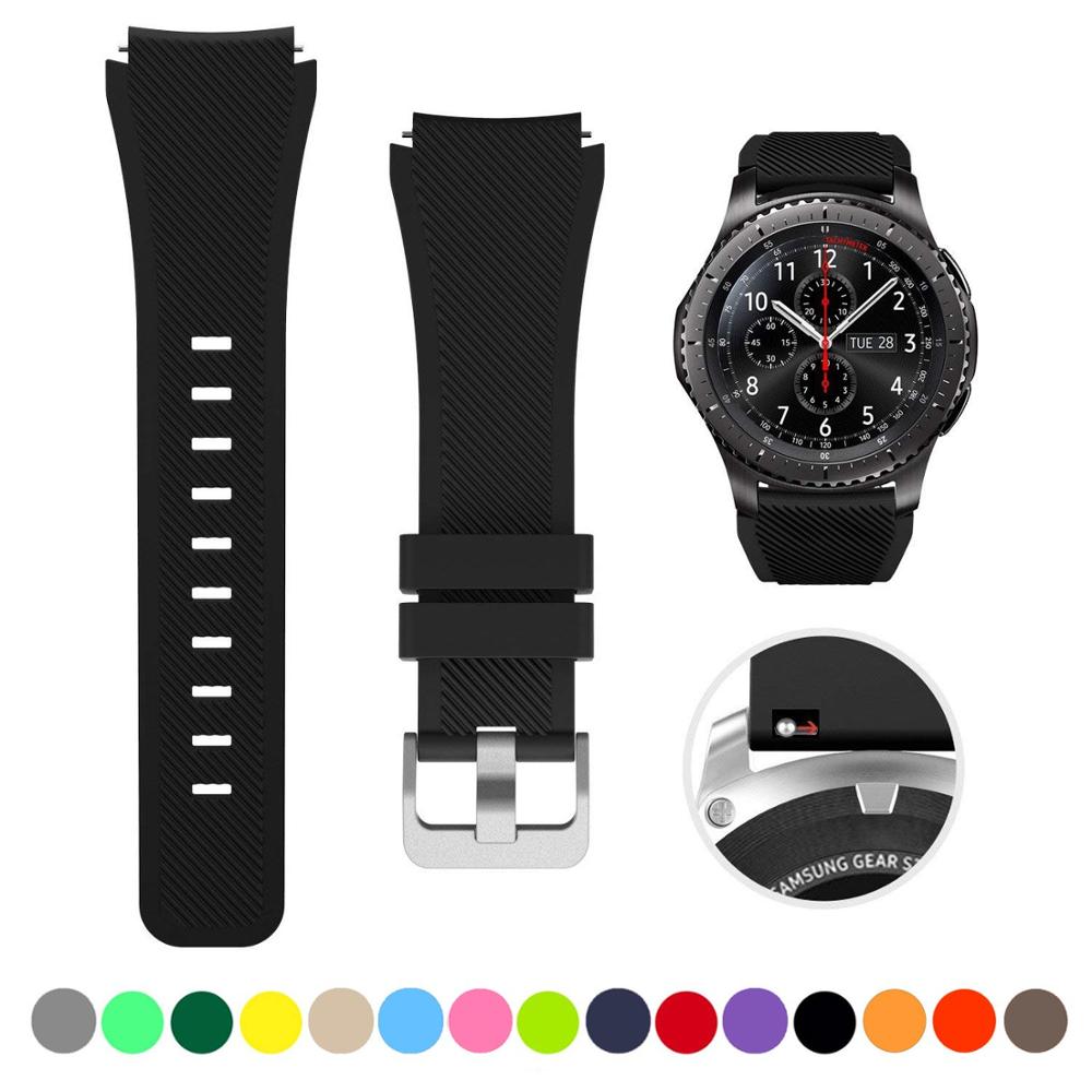22mm Watch Band For Samsung Galaxy Watch 46mm 42mm Active 2 Gear S3 Frontier Strap Huawei Watch GT 2e Strap Amazfit Bip 47 44