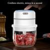 300ML Portable USB Charging Meat Grinder Vegetable Chopper Garlic Masher Crusher Kitchen Tools Electric Kitchen Food Chopper