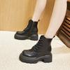 Thick-soled Martin Boots Women's 2025 New Autumn and Winter Single Boots Warm and Versatile Short Boots Tide-increasing Boots Women's Wenzhou Shoes