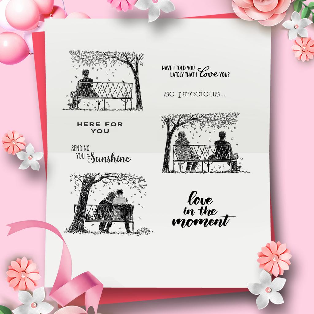 Парные силиконовые прозрачные штампы для изготовления карточек, скрапбукинга, тиснения, DIY, украшение альбома, резиновая печать, штампы