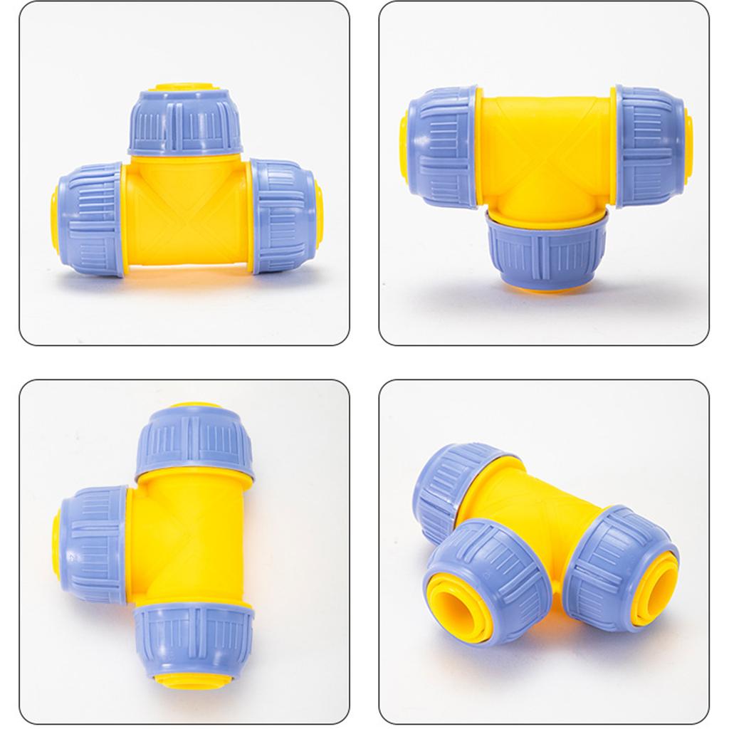 25mm Pipe Fitting Plumbing Connector Water Supply Fittings PP Texture for Indoor and Outdoor Water Supply Systems