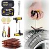 Car Tire Repair Kit Studding Tool with Rubber Strips Tool Puncture Plug Tool Set Glue Free Auto Motorcycle Repair Tire Film Nail