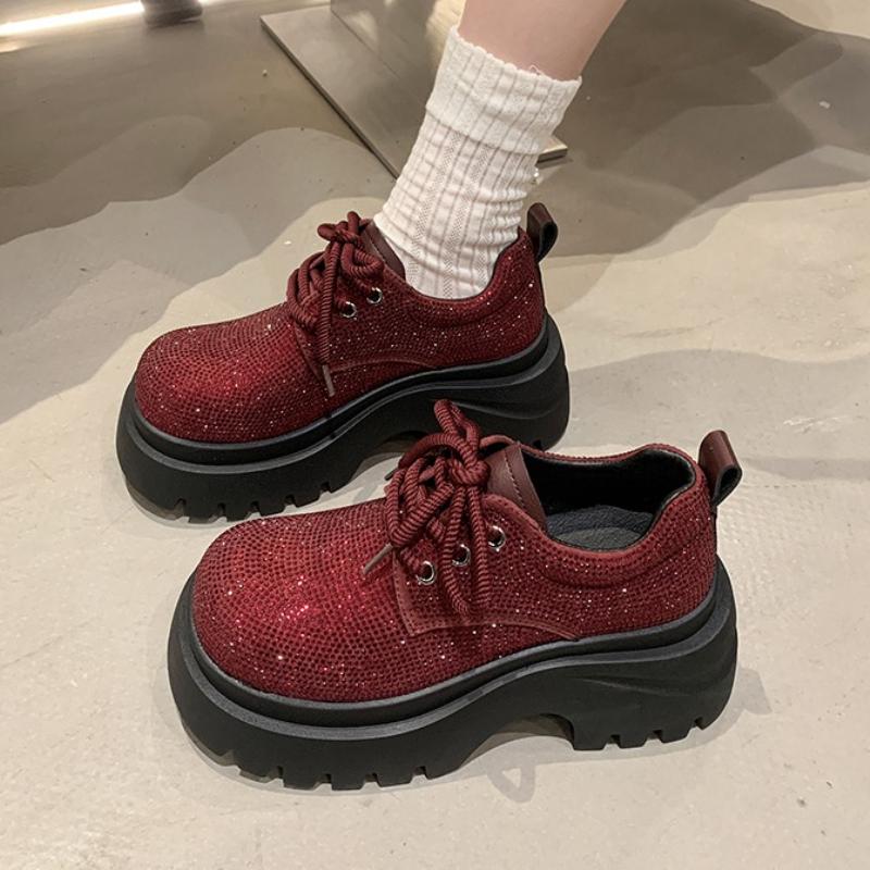 Fashion Women Platform Shoes Fashion Crystal Luxury Loafers Trend Brand Designer 2025 Summer New Sneakers Woman Sandals Casual Botas