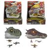 Mattel Jurassic World Micro Compact Head Assortment with Tyrannosaurus and Spinosaurus Figures for Dinosaur Minifigure Playset Complete Ages 4 and