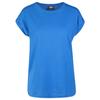 T-shirt Femme - Urban Classic - Extended - Bleu Fluo - Manches Longues - 100% Coton