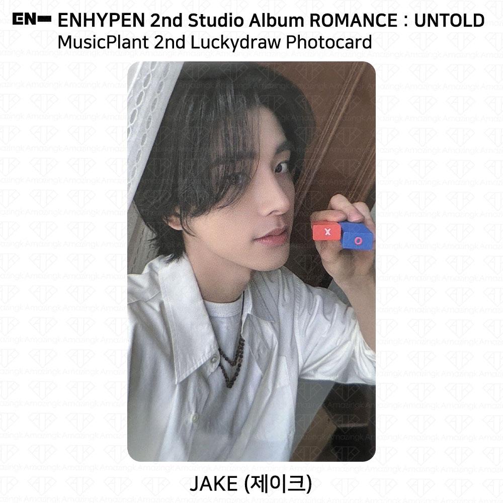 ENHYPEN 2nd Studio Album ROMANCE:UNTOLD Music Plant 2nd Lucky Draw Photocard