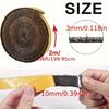 1Roll Flat Self Adhesive Wood Stove Gasket Tape Fiberglass Fireplace Door Gasket for Indoor Wood Burning Pellet Stove Smokers