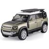 1/18 Scale Large Land Rover Defender SUV Off-road Alloy Model Car Diecast Toy Car Collection Simulation Sound Light Children Day Gifts