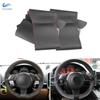 For Porsche Cayenne Panamera 2010 2011 2012 Car Steering Wheel Cover Trim Perforated Microfiber Leather Interior