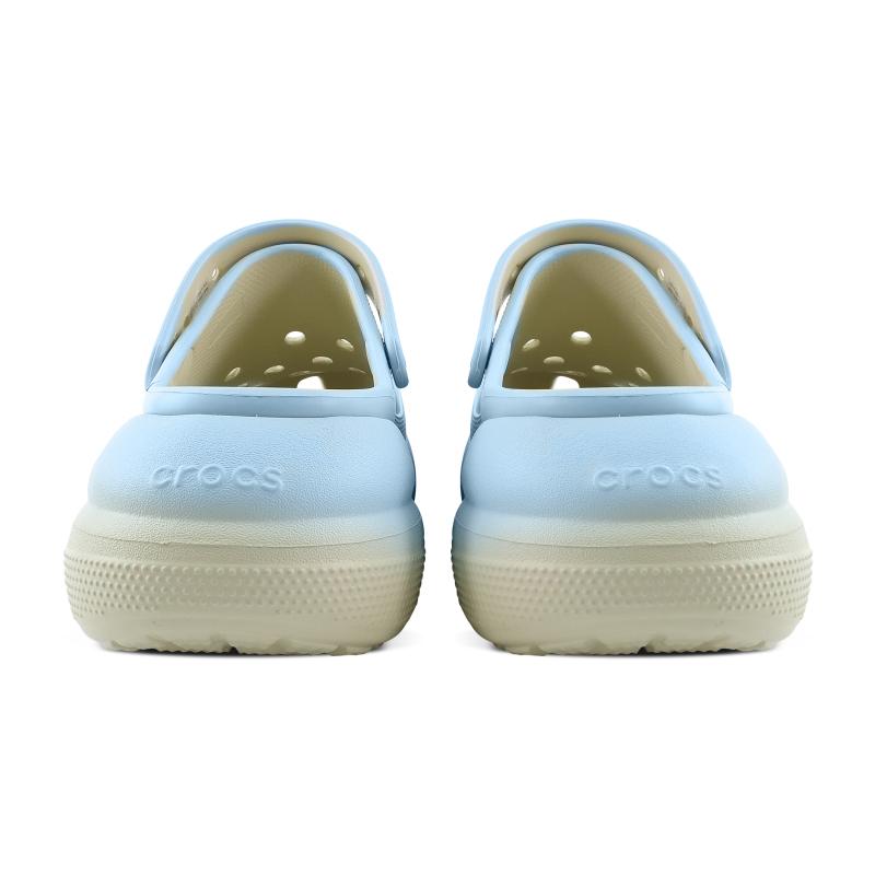 Crocs Crush Clog Butterfly EVA Gradient Sweet Pearl Dopamine Fashion Personality Hole Shoes Unisex Blue Pink