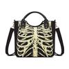 Handbag Woman Package Rivet Canvas Single Shoulder Handbag Printing Halloween Noctilucent Package