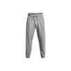 Solid Color Cotton Woven Jogging Training Fitness Casual Pants Men Bottoms Gray 1379686-011